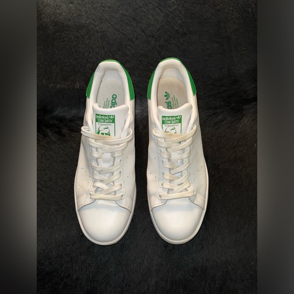 Adidas White & Green Stan Smith (size 10) - Picture 1 of 5